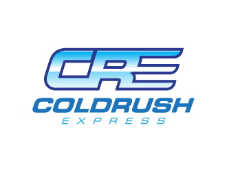 coldrush express logo design by enan+graphics