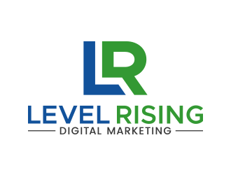 Level Rising Digital Marketing logo design by lexipej