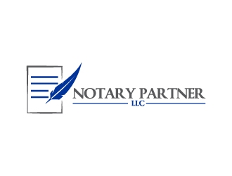 Notary Partner, LLC logo design by Erasedink
