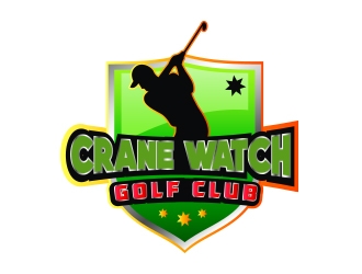 Golf Course operator. The new name is Crane Watch Golf Club.  logo design by zubi