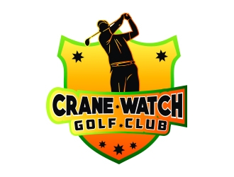 Golf Course operator. The new name is Crane Watch Golf Club.  logo design by zubi