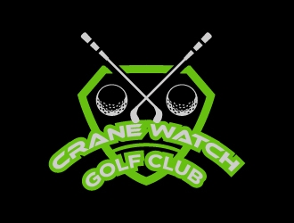 Golf Course operator. The new name is Crane Watch Golf Club.  logo design by twomindz