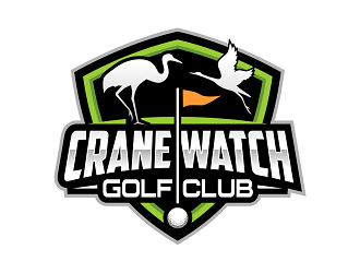 Golf Course operator. The new name is Crane Watch Golf Club.  logo design by haze