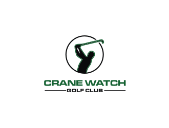 Golf Course operator. The new name is Crane Watch Golf Club.  logo design by cecentilan