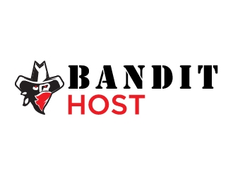Bandit Host logo design by Mirza
