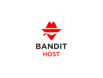 Bandit Host logo design by Asani Chie