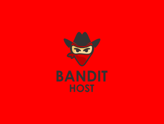 Bandit Host logo design by Asani Chie