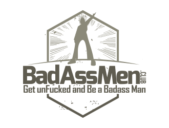BadAssMen.Club logo design by YONK