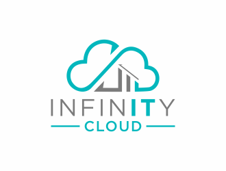 Infinity Cloud logo design by checx
