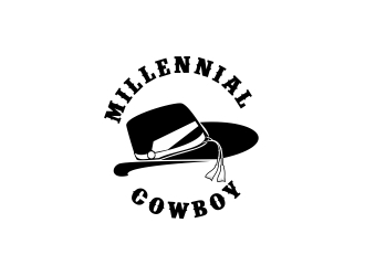 Millennial Cowboy logo design by cikiyunn