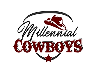 Millennial Cowboy logo design by XyloParadise