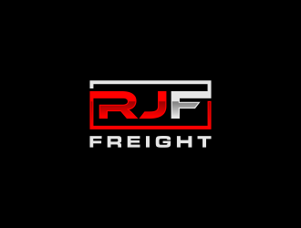 RJF Freight logo design by haidar