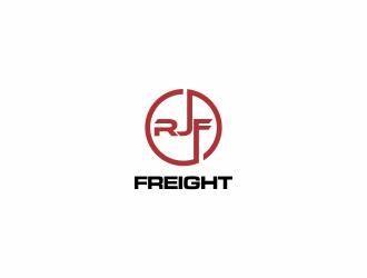 RJF Freight logo design by eagerly