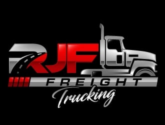 RJF Freight logo design by dorijo