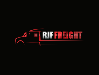 RJF Freight logo design by up2date