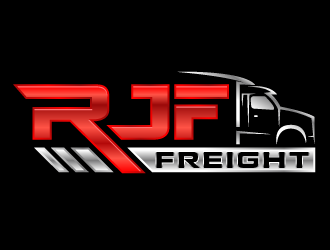 RJF Freight logo design by Ultimatum