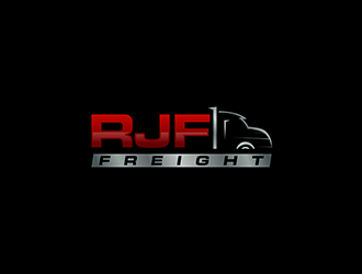 RJF Freight logo design by ndaru
