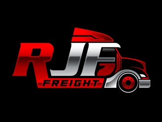 RJF Freight logo design by DreamLogoDesign