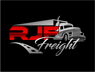 RJF Freight logo design by cintoko