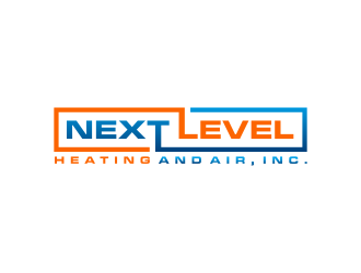 NEXT LEVEL HEATING AND AIR, INC. logo design by ammad