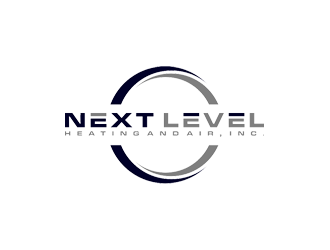 NEXT LEVEL HEATING AND AIR, INC. logo design by jancok