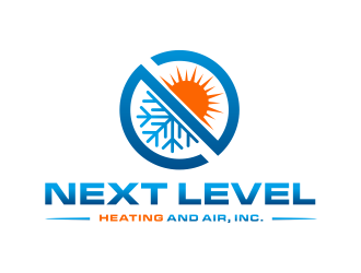 NEXT LEVEL HEATING AND AIR, INC. logo design by ammad