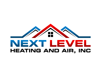 NEXT LEVEL HEATING AND AIR, INC. logo design by cintoko