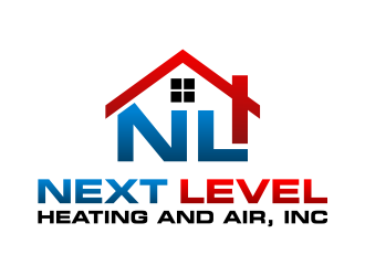 NEXT LEVEL HEATING AND AIR, INC. logo design by cintoko