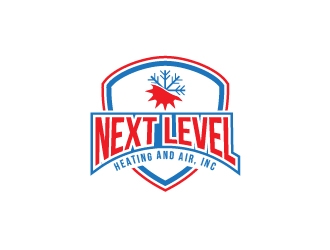 NEXT LEVEL HEATING AND AIR, INC. logo design by munna