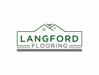 Langford Flooring logo design by checx