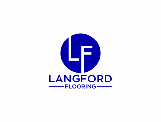 Langford Flooring logo design by luckyprasetyo