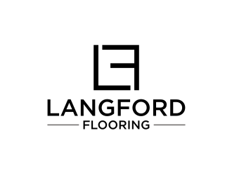 Langford Flooring logo design by Barkah