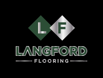 Langford Flooring logo design by twomindz