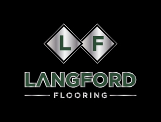 Langford Flooring logo design by twomindz