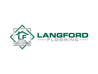 Langford Flooring logo design by Andri
