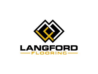Langford Flooring logo design by Andri