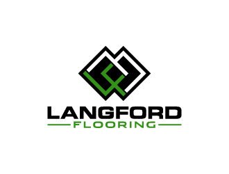 Langford Flooring logo design by Andri