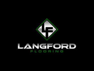 Langford Flooring logo design by maze