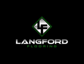 Langford Flooring logo design by maze