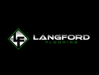 Langford Flooring logo design by maze