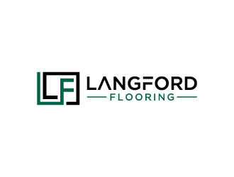 Langford Flooring logo design by Andri