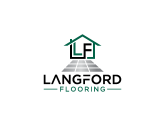 Langford Flooring logo design by Andri