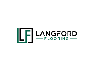 Langford Flooring logo design by Andri