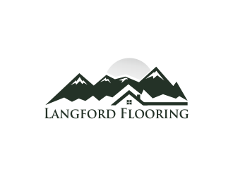 Langford Flooring logo design by Drago