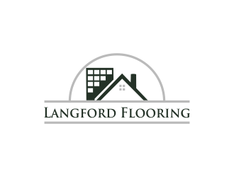 Langford Flooring logo design by Drago