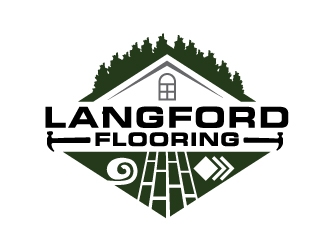 Langford Flooring logo design by Foxcody