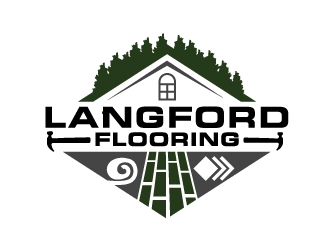 Langford Flooring logo design by Foxcody