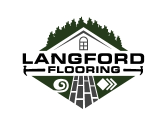 Langford Flooring logo design by Foxcody