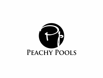 Peachy Pools logo design by luckyprasetyo