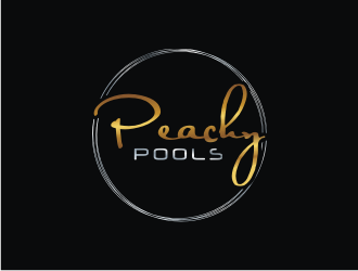 Peachy Pools logo design by bricton